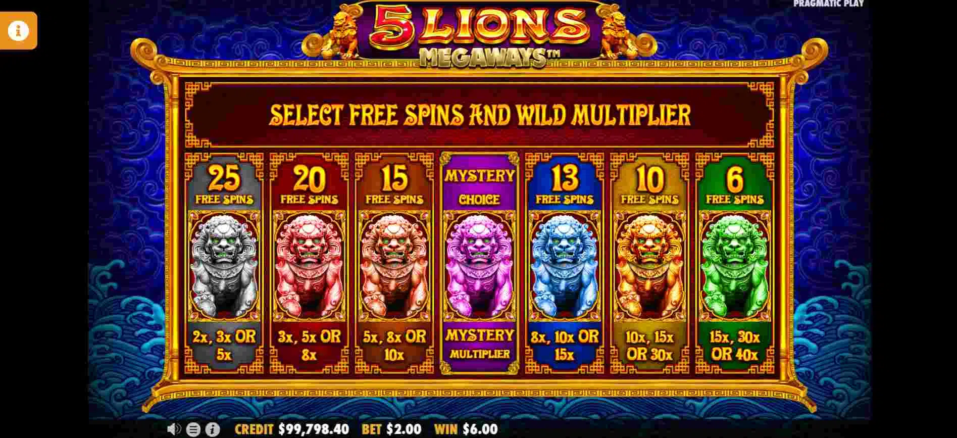 Trik Mudah Raih Bonus X500 Cepat Dalam 5 Lions Megaways